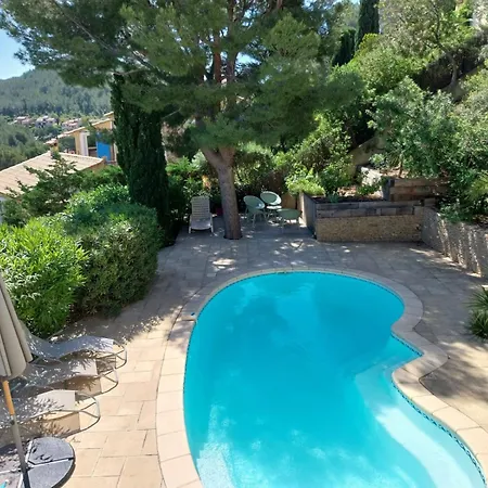 Les Hauts De La Madrague- 2p Avec Piscine A Disposition 公寓 滨海圣西尔